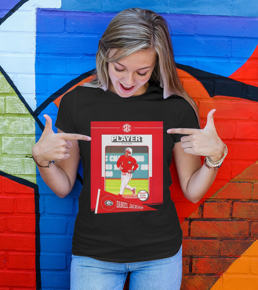 SEC Player Of The Year Daniel Jackson Catcher Georgia 2026 T-Shirt
