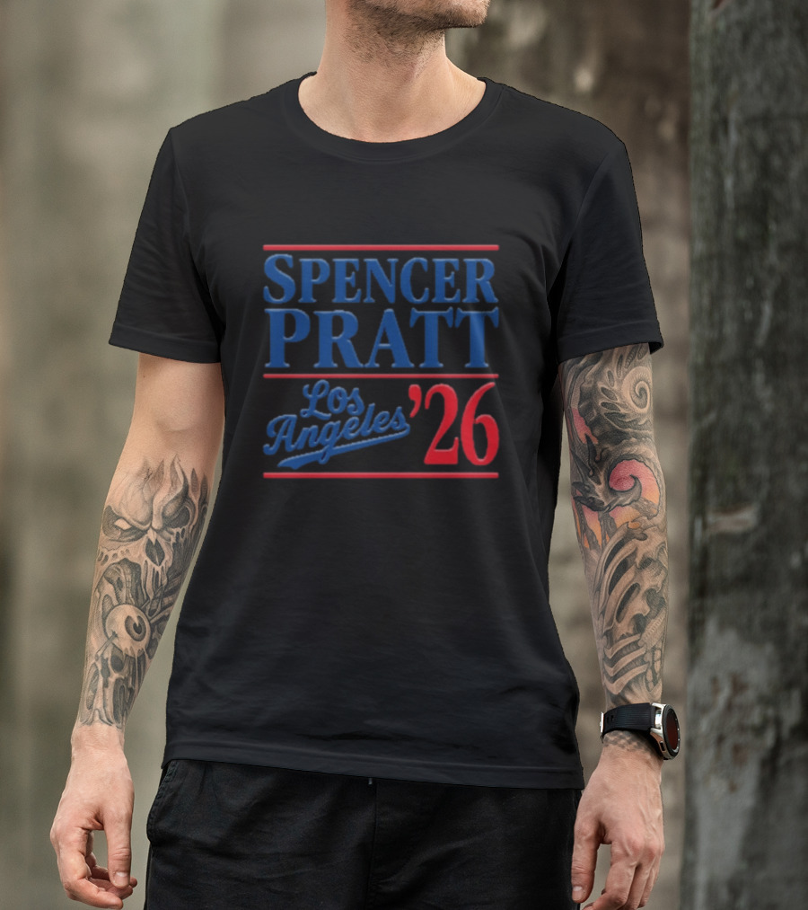 Spencer Pratt Los Angeles 2026 Mayor Election Campaign T-Shirt