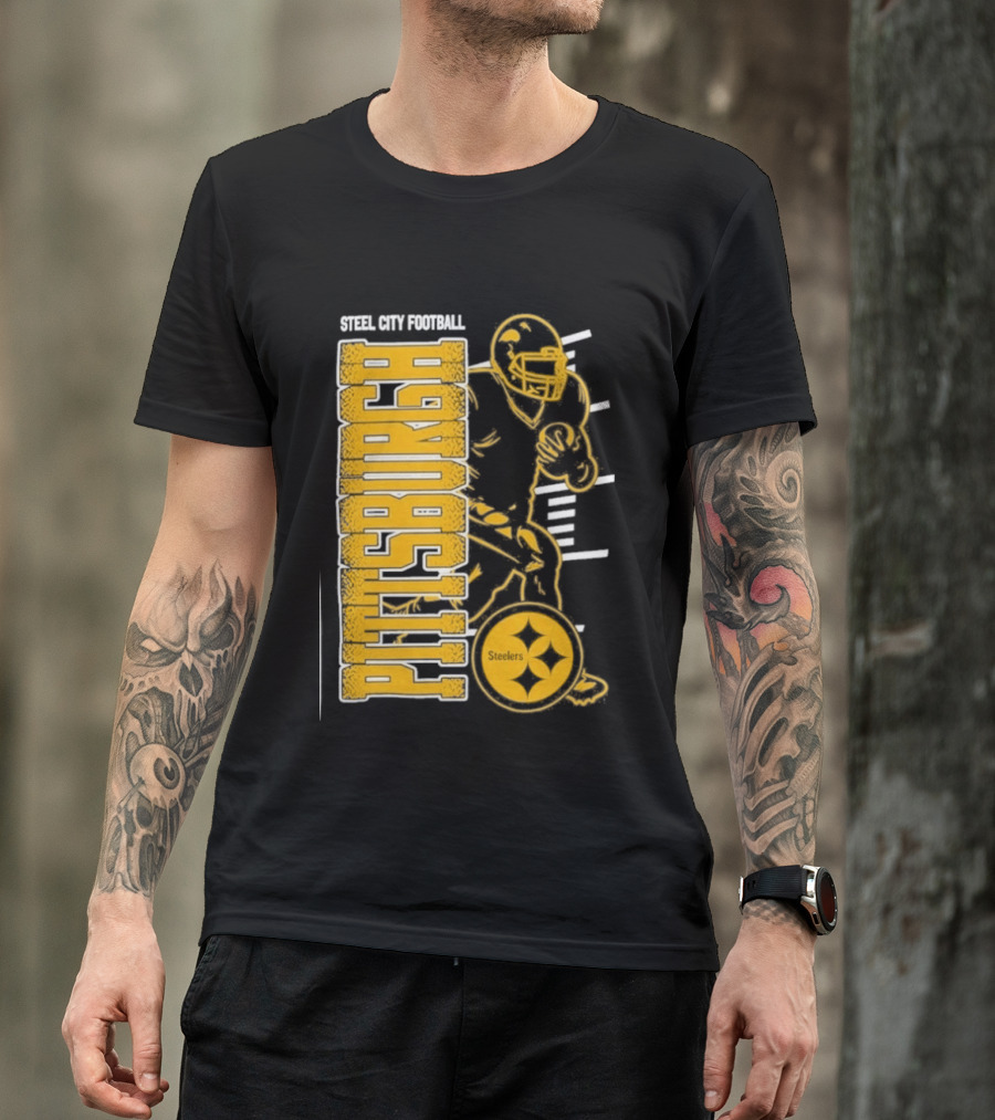 Steel City Football Pittsburgh Steelers Train T-Shirt