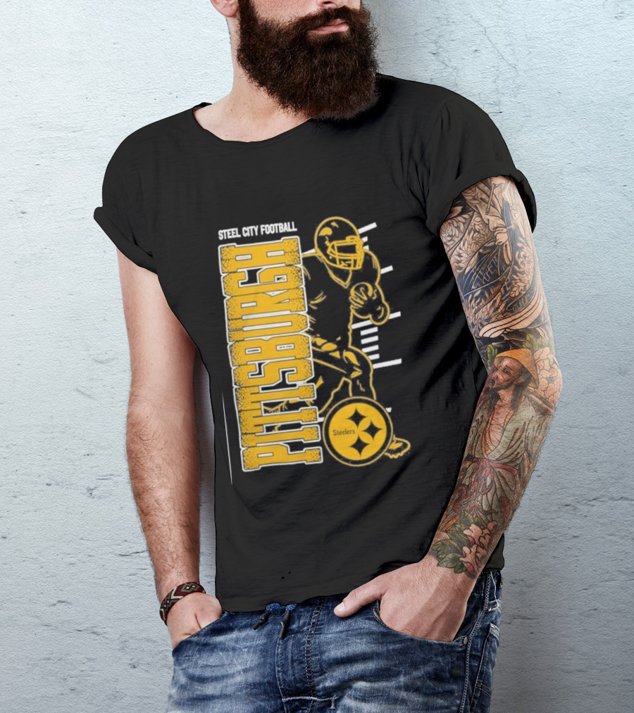 Steel City Football Pittsburgh Steelers Train T-Shirt