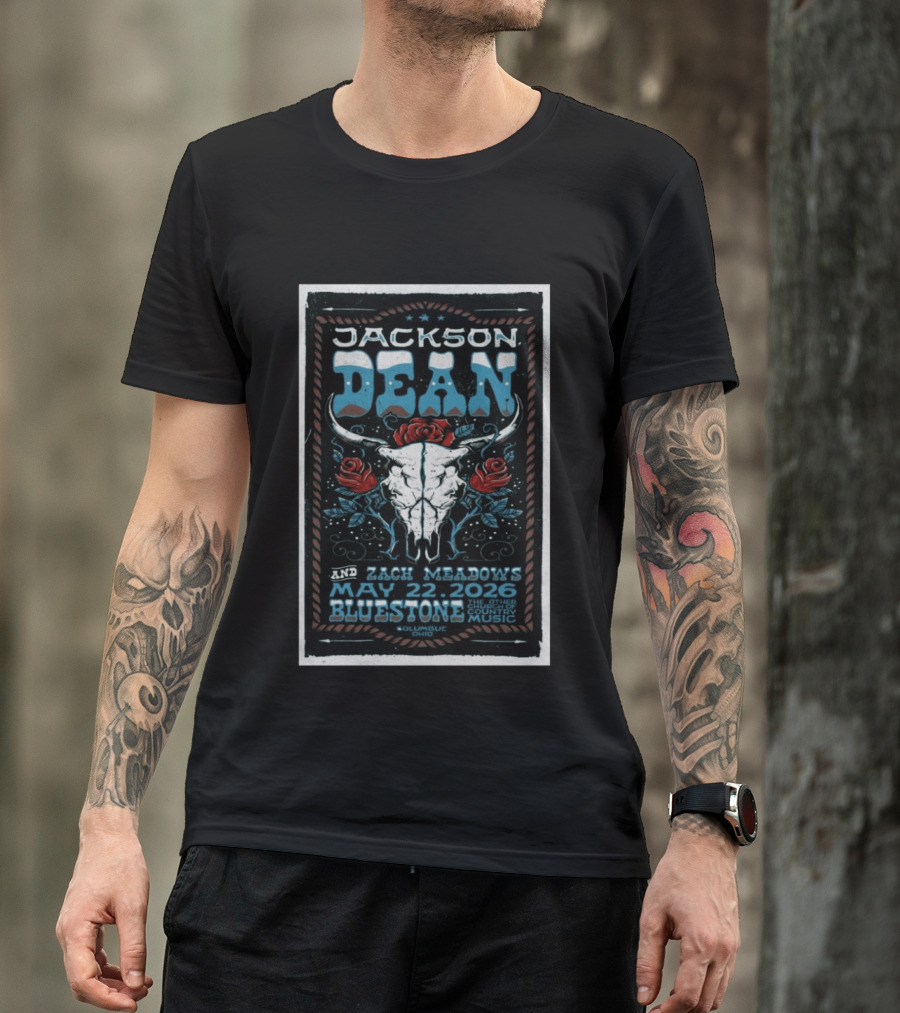 Jackson Dean And Zach Meadows Concert Columbus May 22 2026 Bluestone T-Shirt