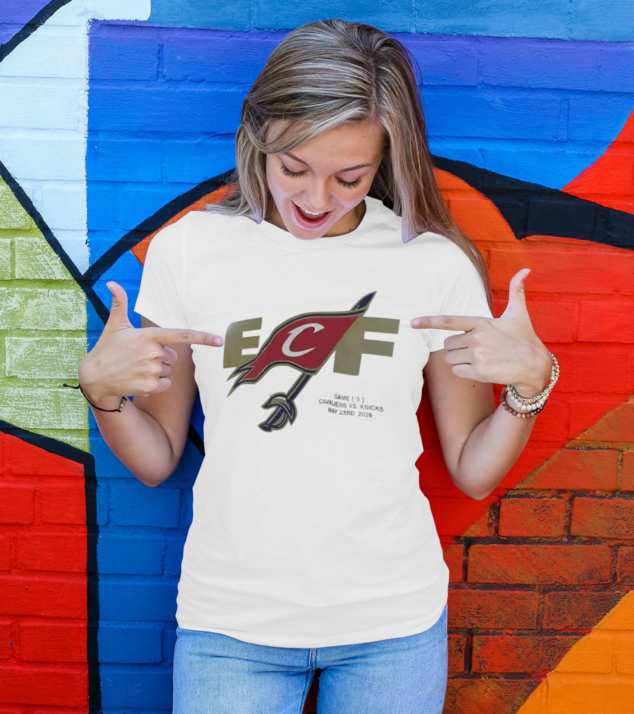 Cleveland Cavaliers ECF Game 3 Cavaliers Vs Knicks May 23rd 2026 T-Shirt