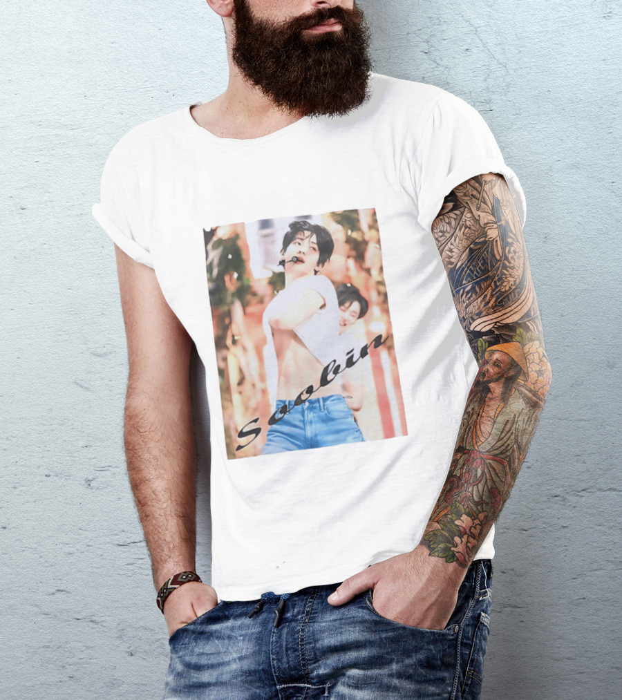 Soobin TXT Abs Performance Stage Fashion T-Shirt