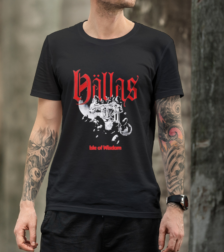 Hallas Isle Of Wisdom Floating Island Fantasy T-Shirt