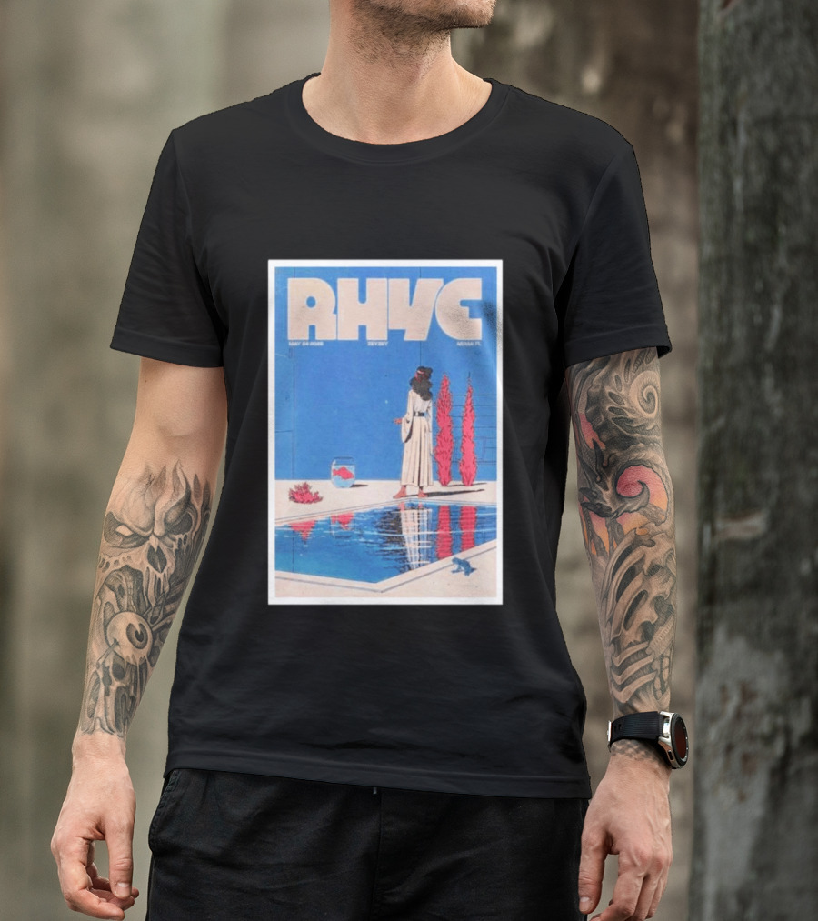Rhye Zeyzey Poolside May 24 2026 Miami FL Retro Vibe T-Shirt