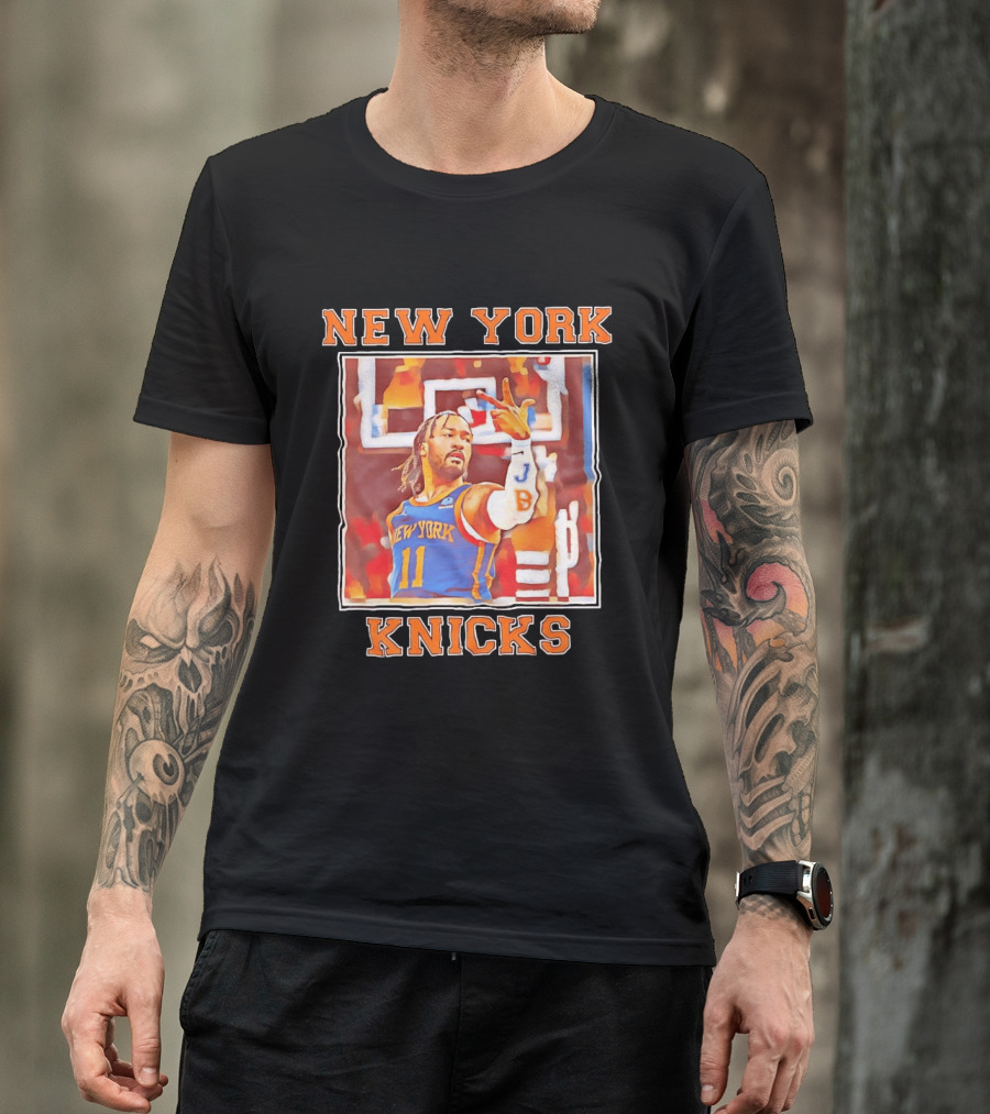 New York Knicks Jalen Brunson 11 JB Player Highlight T-Shirt