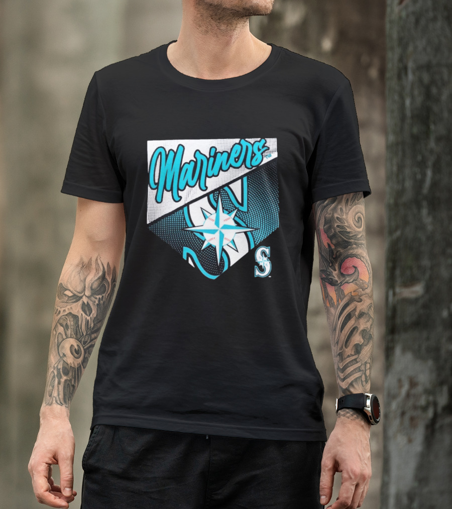 Mariners Compass Baseball Seattle Mariners T-Shirt