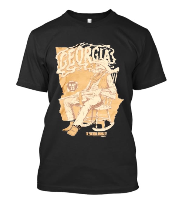 Georgia Skeleton Cowboy Southern Hospitality Tour May 23 MMXXVI T-Shirt