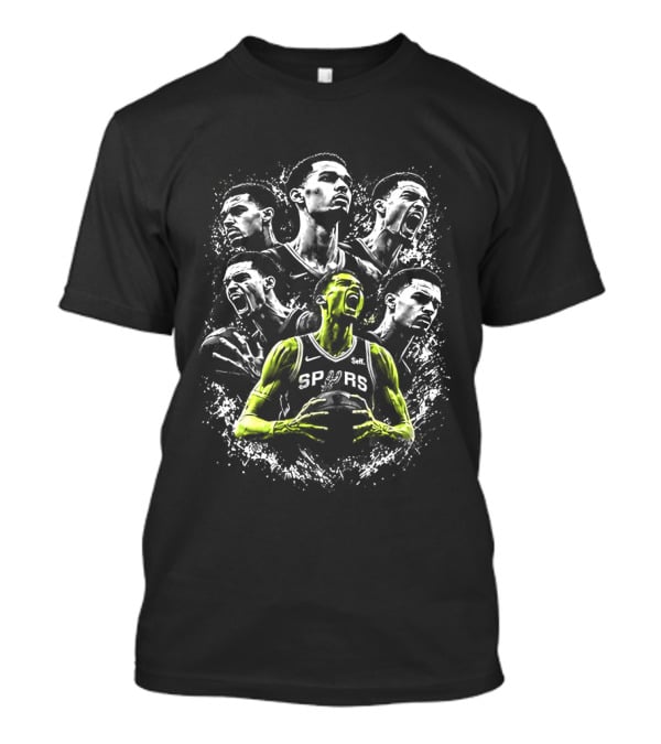 Victor Wembanyama San Antonio Spurs Basketball Passionate Moments T-Shirt
