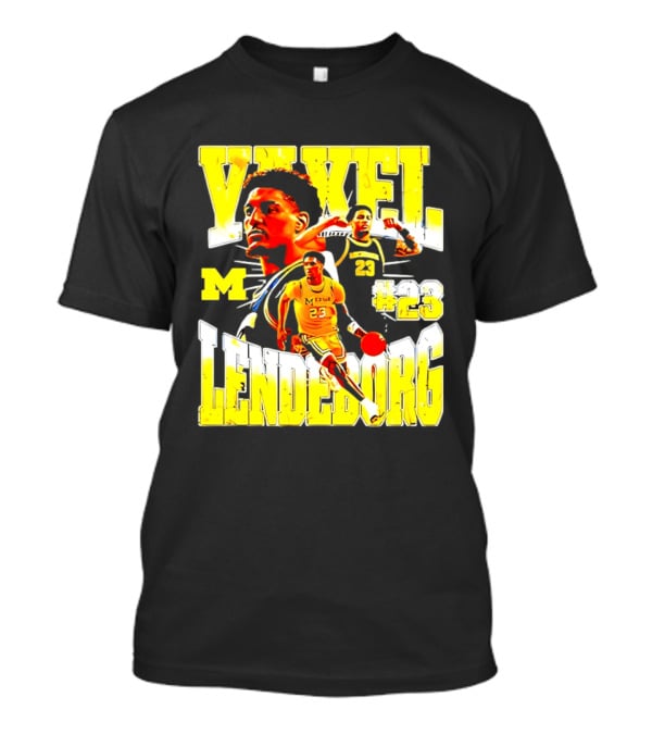 Yaxel Lendeborg #23 Michigan Wolverines Basketball M Player T-Shirt
