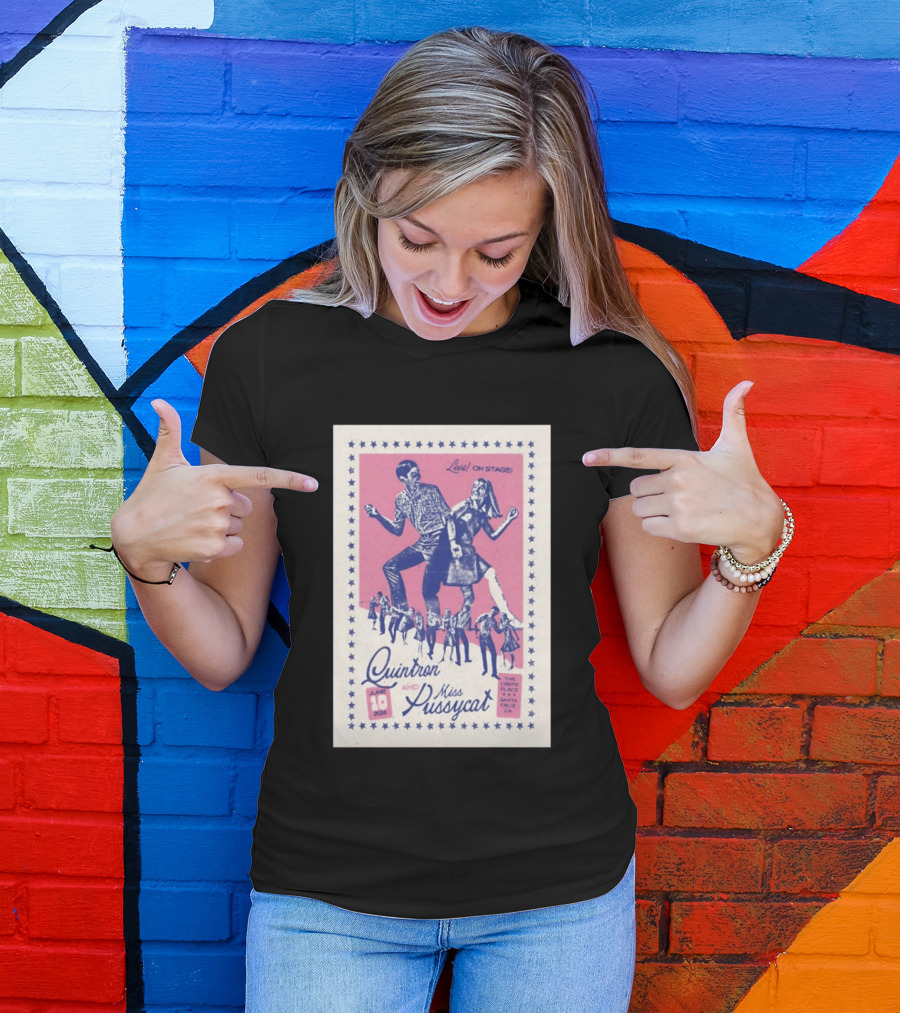 Quintron And Miss Pussycat Live On Stage June 10 2026 Santa Cruz CA Tour T-Shirt