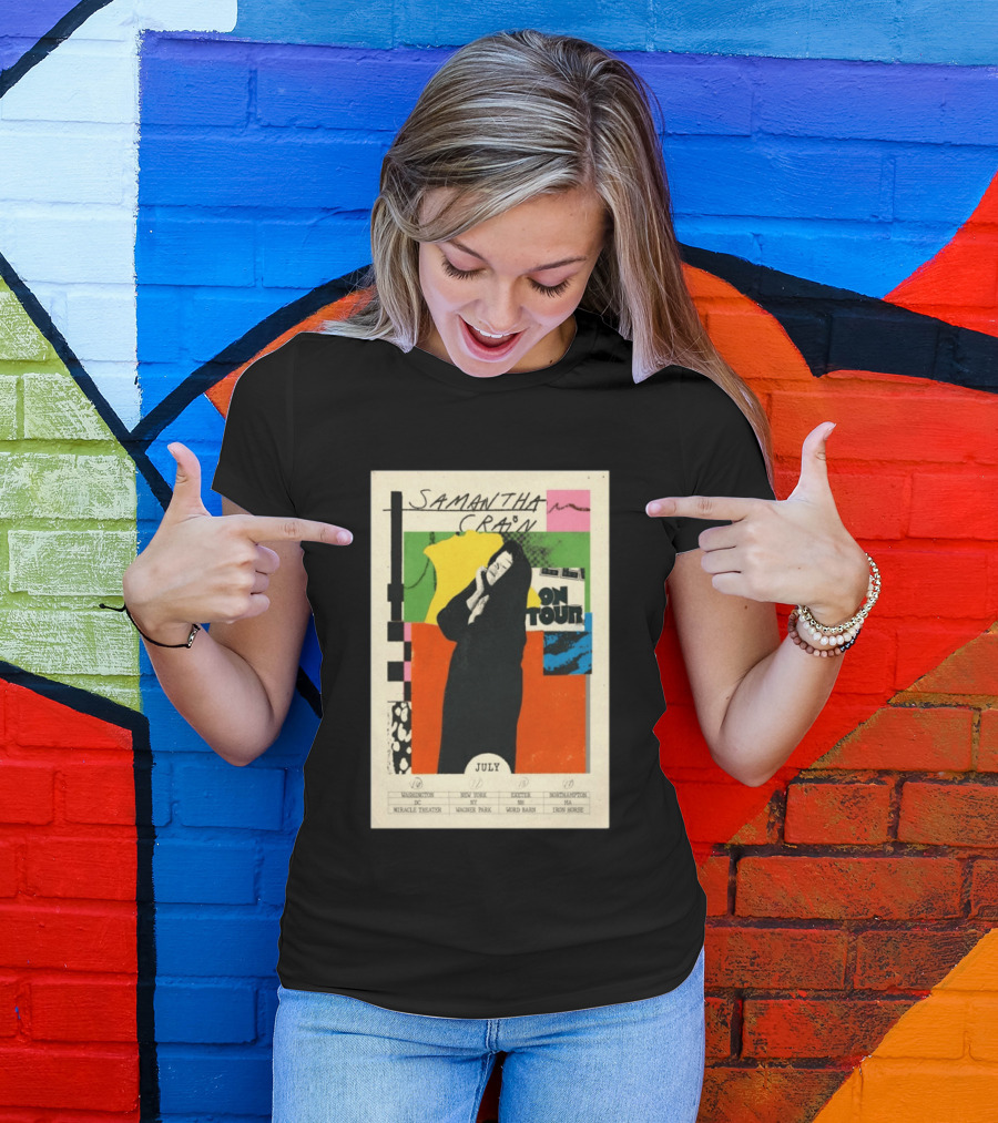 Samantha Crain On Tour July 2026 Washington DC New York NY Easton MD Northampton MA Miracle Theater Wagner Park Word Barn Iron Horse T-Shirt