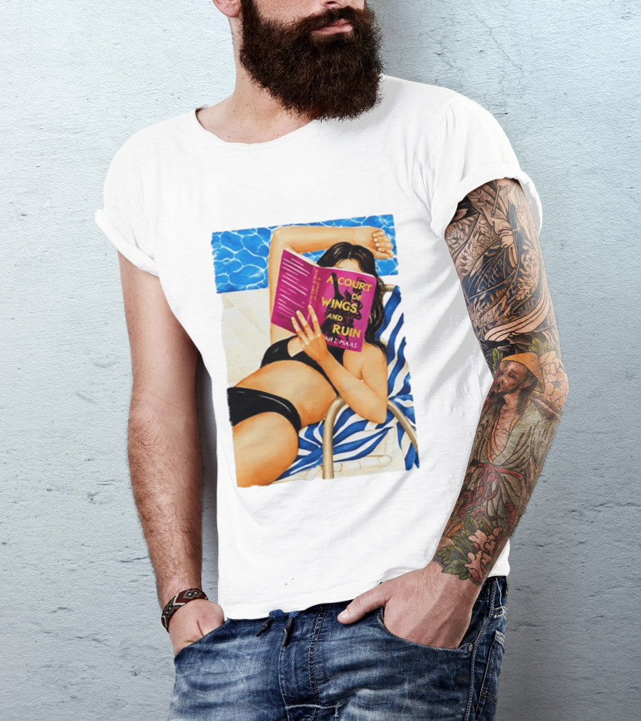 A Court Of Wings And Ruin Summer Poolside Reading Relaxation T-Shirt