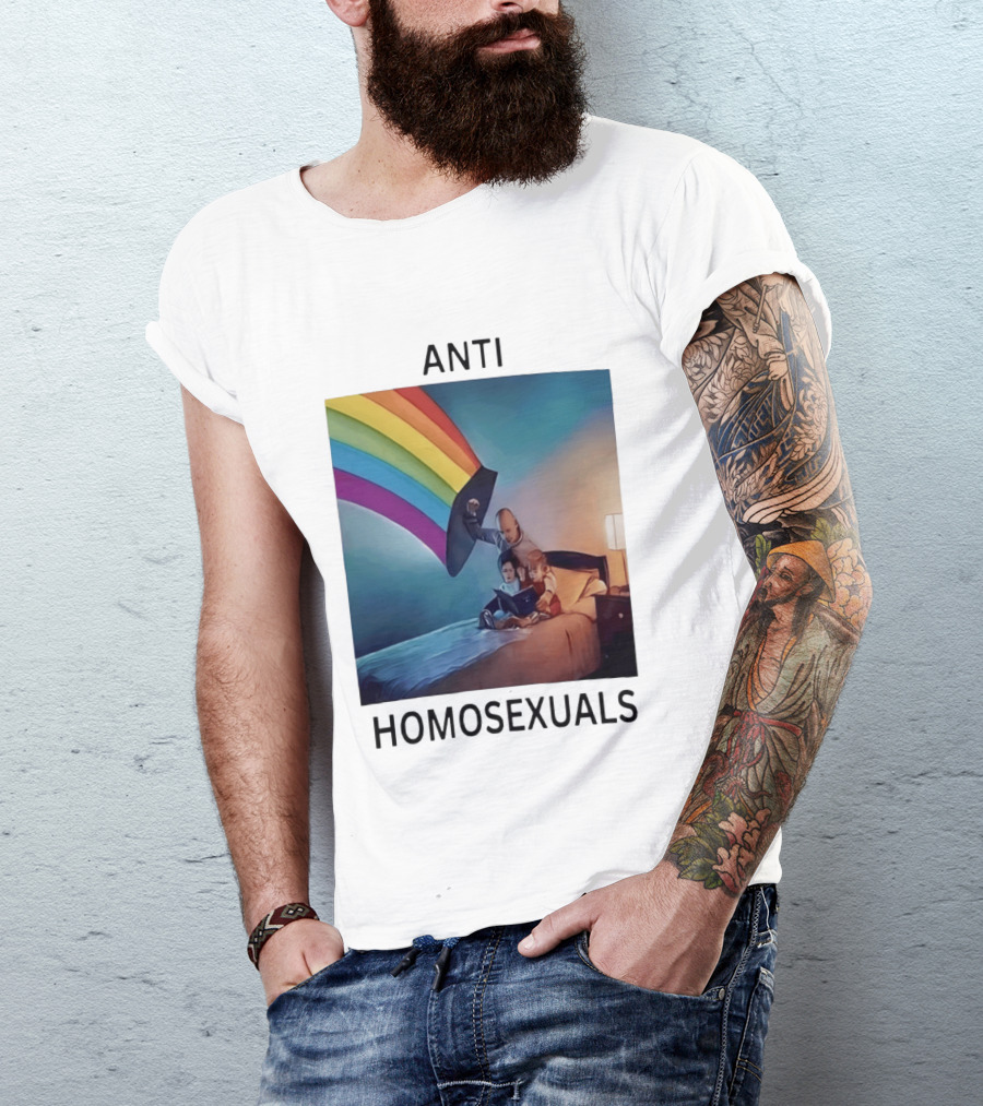 Anti Homosexuals Pride Rainbow T-Shirt