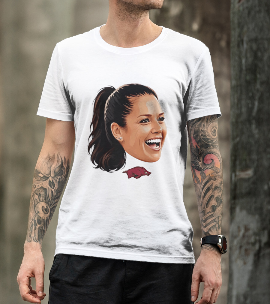 Arkansas Razorbacks Kailey Wyckoff Caricature Sports Team Fan Spirit T-Shirt