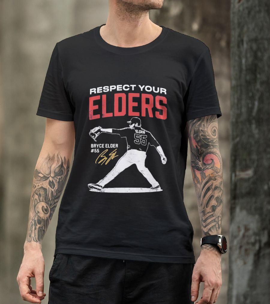 Respect Your Elders Bryce Elder #55 Atlanta T-Shirt