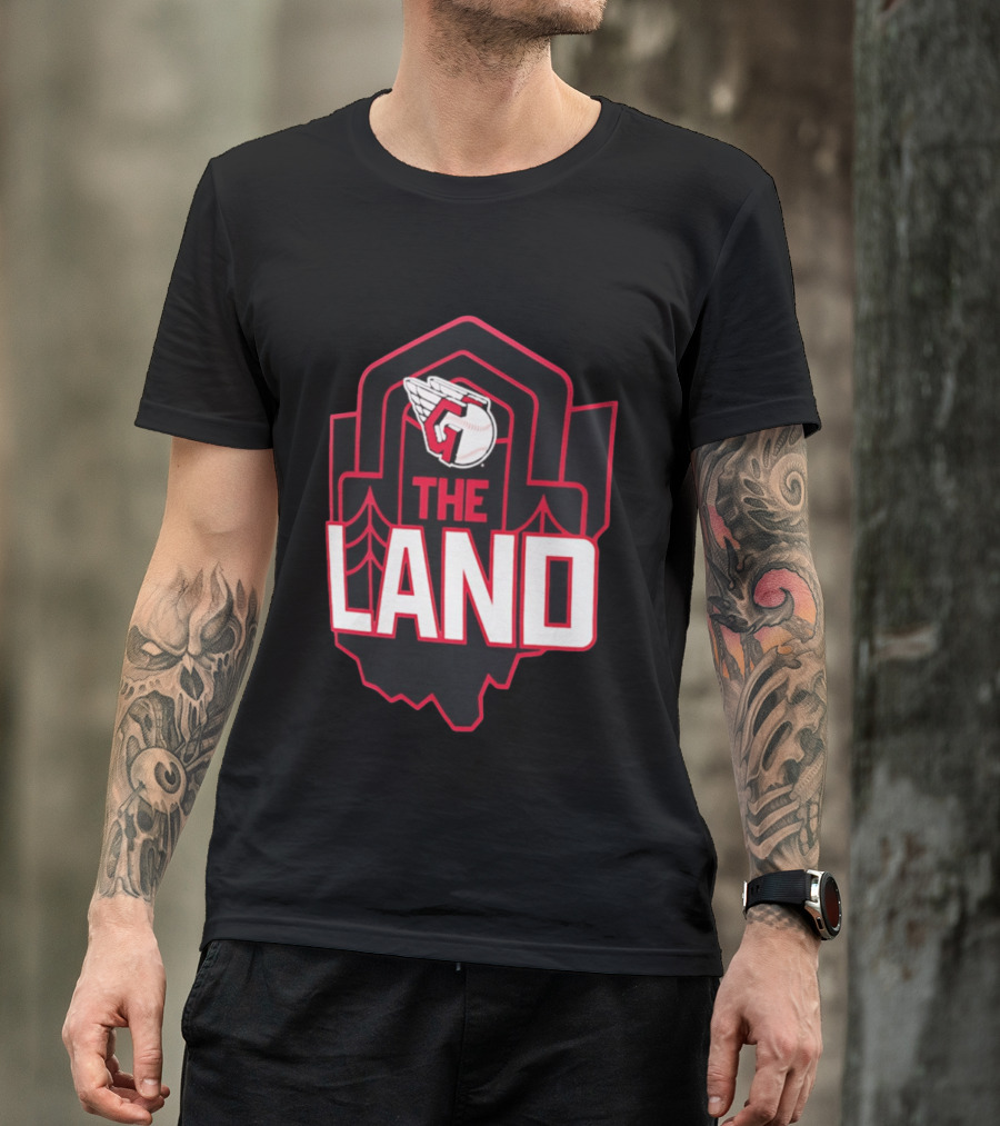 Cleveland Guardians The Land Baseball Winged G T-Shirt