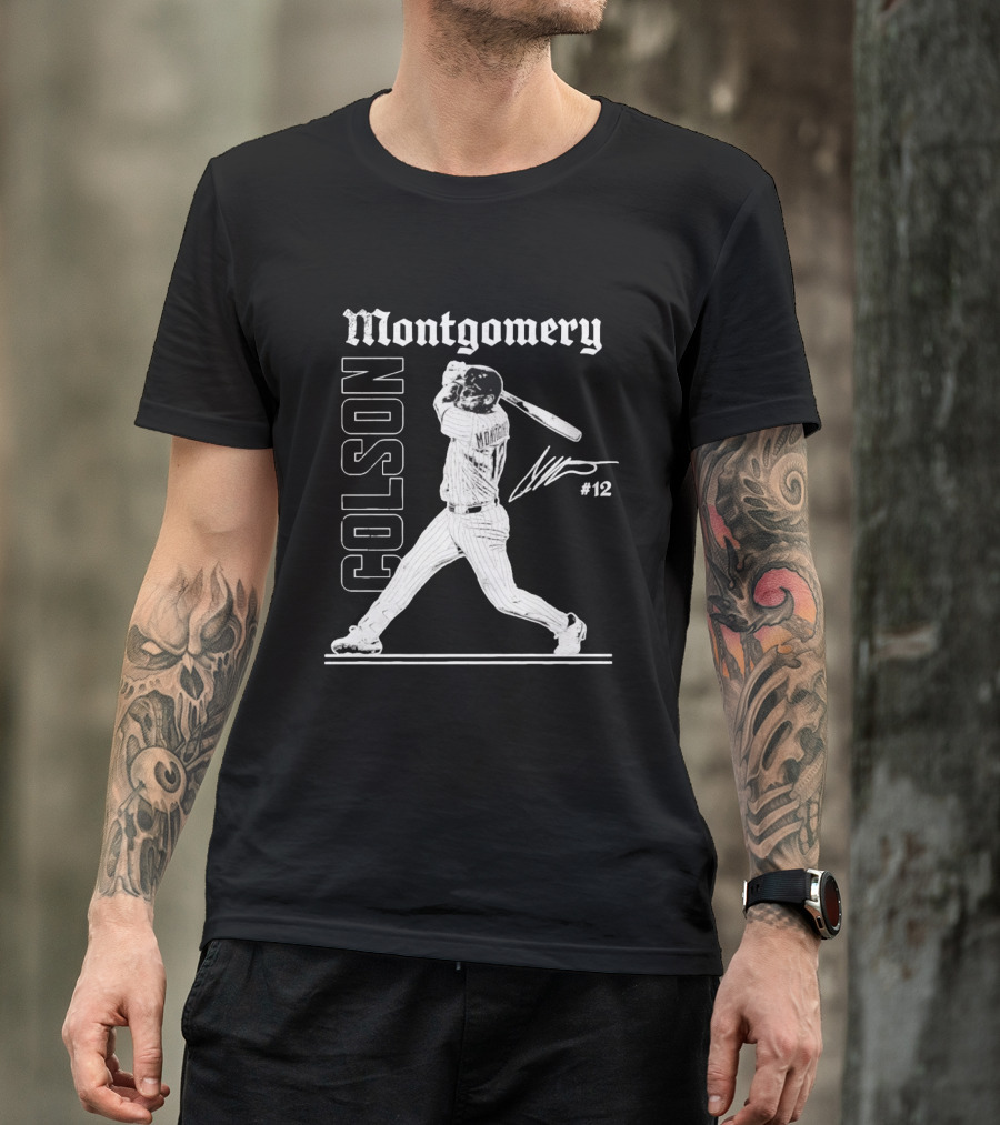 Montgomery Colson Baseball Chicago White Sox #12 T-Shirt