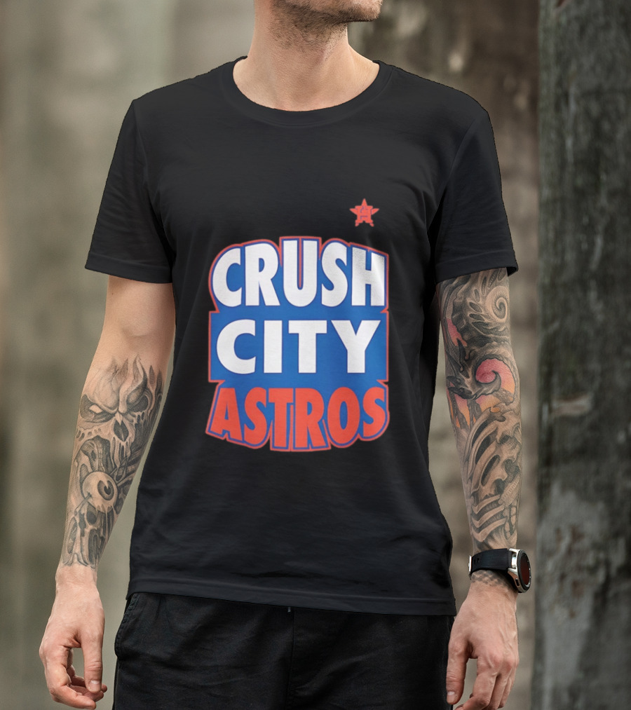 Houston Astros Crush City Astros Baseball Fan T-Shirt
