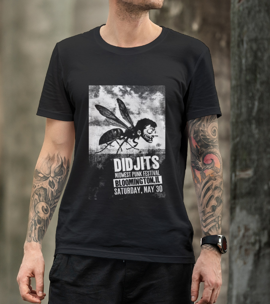 Didjits Midwest Punk Festival Bloomington IL Saturday May 30 T-Shirt
