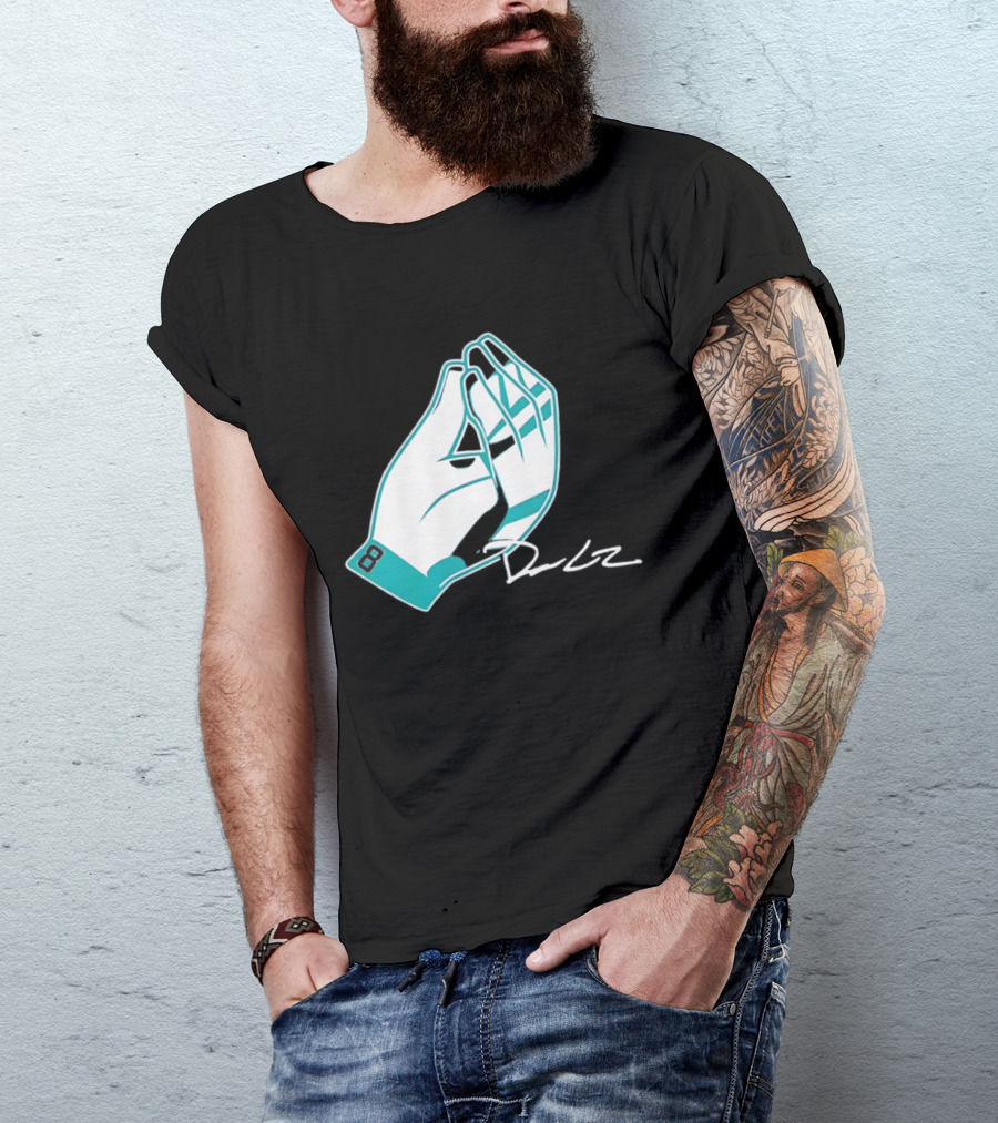 Dominic Canzone Seattle Mariners Che Vuoi Hand Gesture 8 Signature T-Shirt