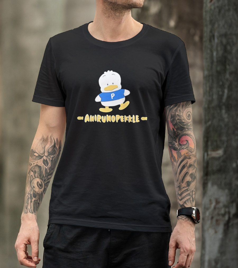 AhirunoPekkle P Blue Sanrio Character Duck T-Shirt
