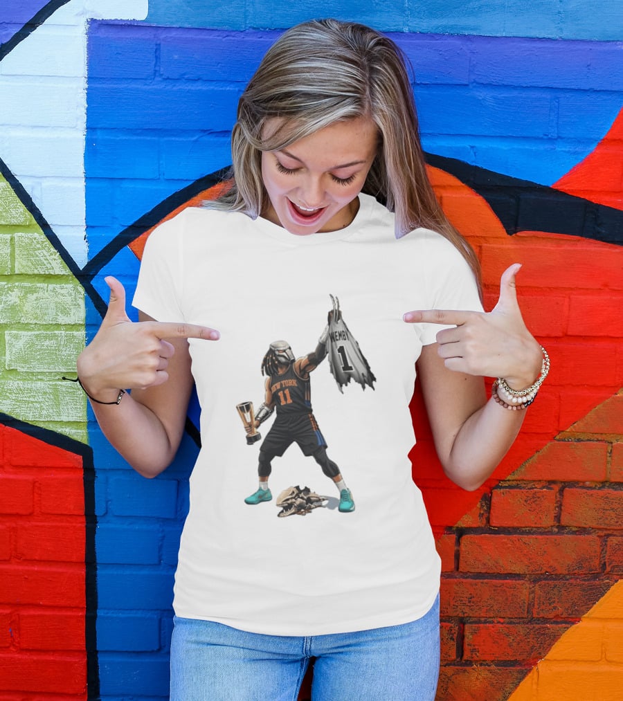 Jalen Brunson Warrior New York Knicks NBA Trophy Wemby 2026 T-Shirt