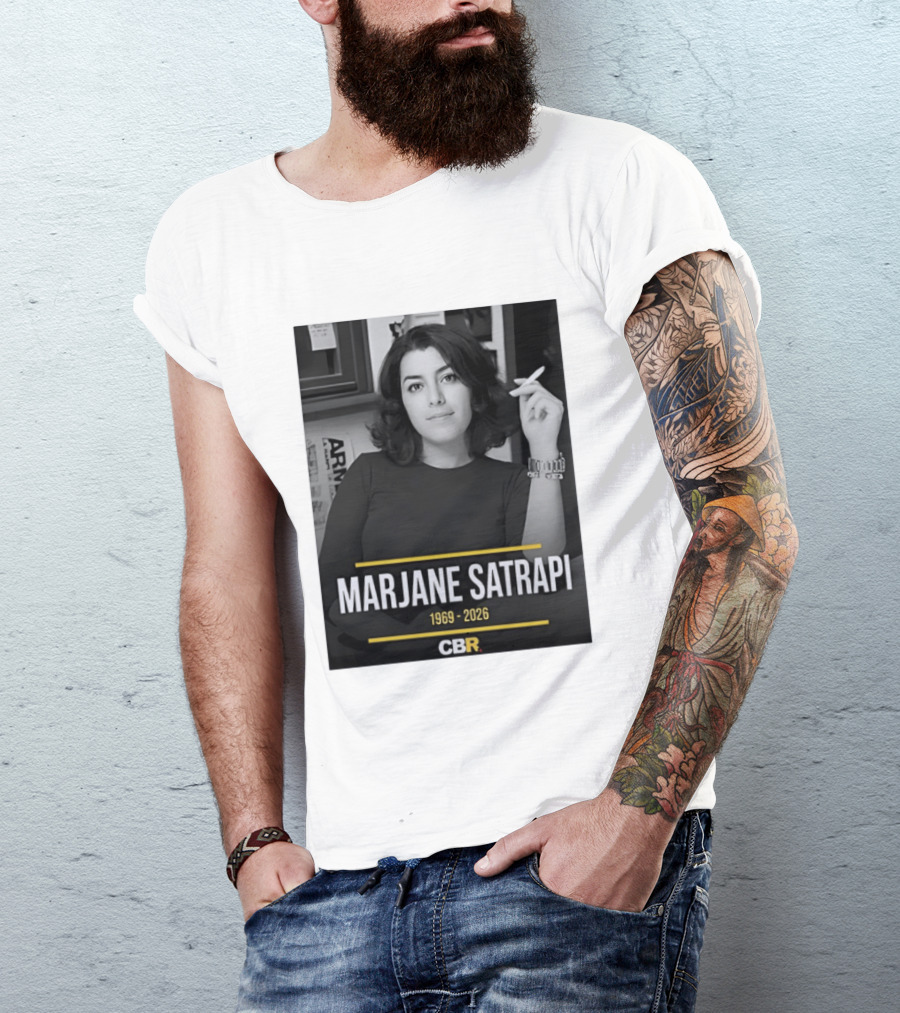 Marjane Satrapi 1969 2026 CBR Memorial T-Shirt