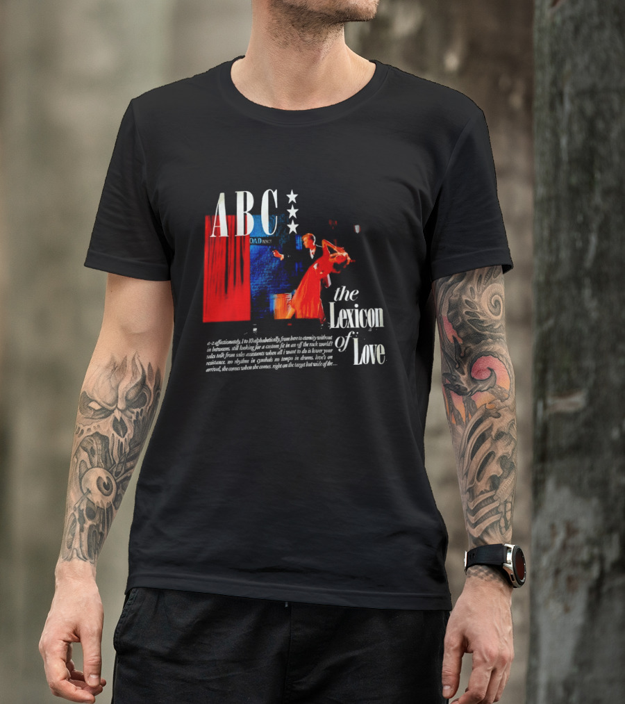 ABC The Lexicon Of Love A Z Affectionately Alphabetically T-Shirt