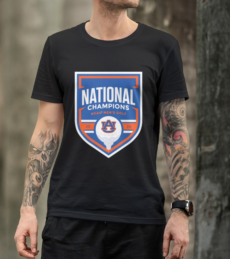 Auburn Tigers National Champions 2026 NCAA Men's Golf T-Shirt