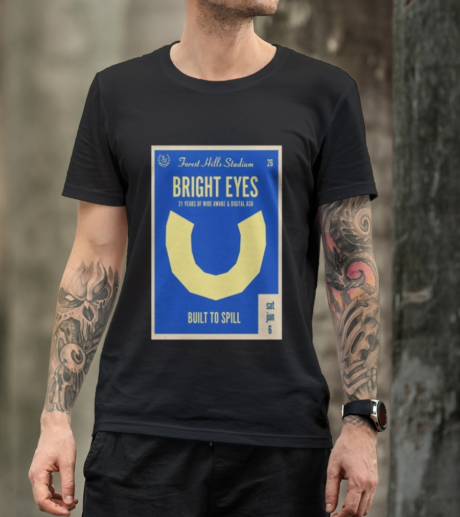 Forest Hills Stadium Bright Eyes 21 Years Of Wide Awake And Digital Ash Built To Spill June 6 T-Shirt