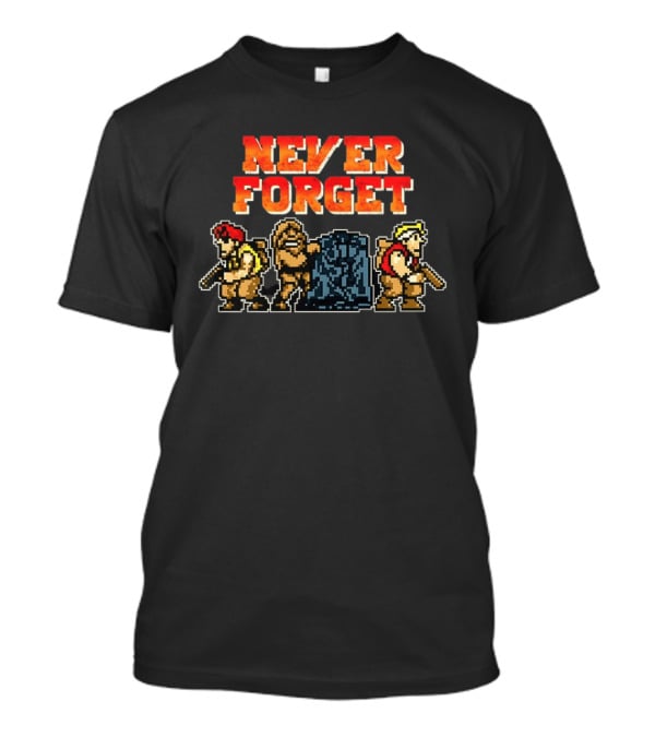 Contra Bill And Lance Never Forget Retro Pixel T-Shirt