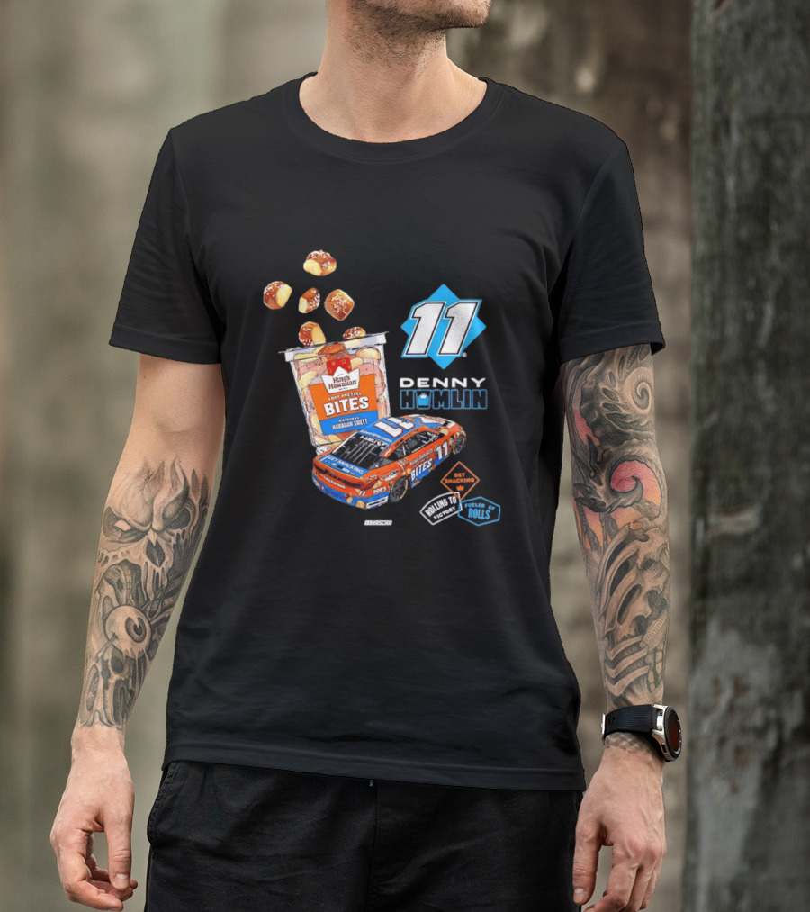 Denny Hamlin 11 Kings Hawaiian Soft Pretzel Bites Joe Gibbs Racing NASCAR T-Shirt