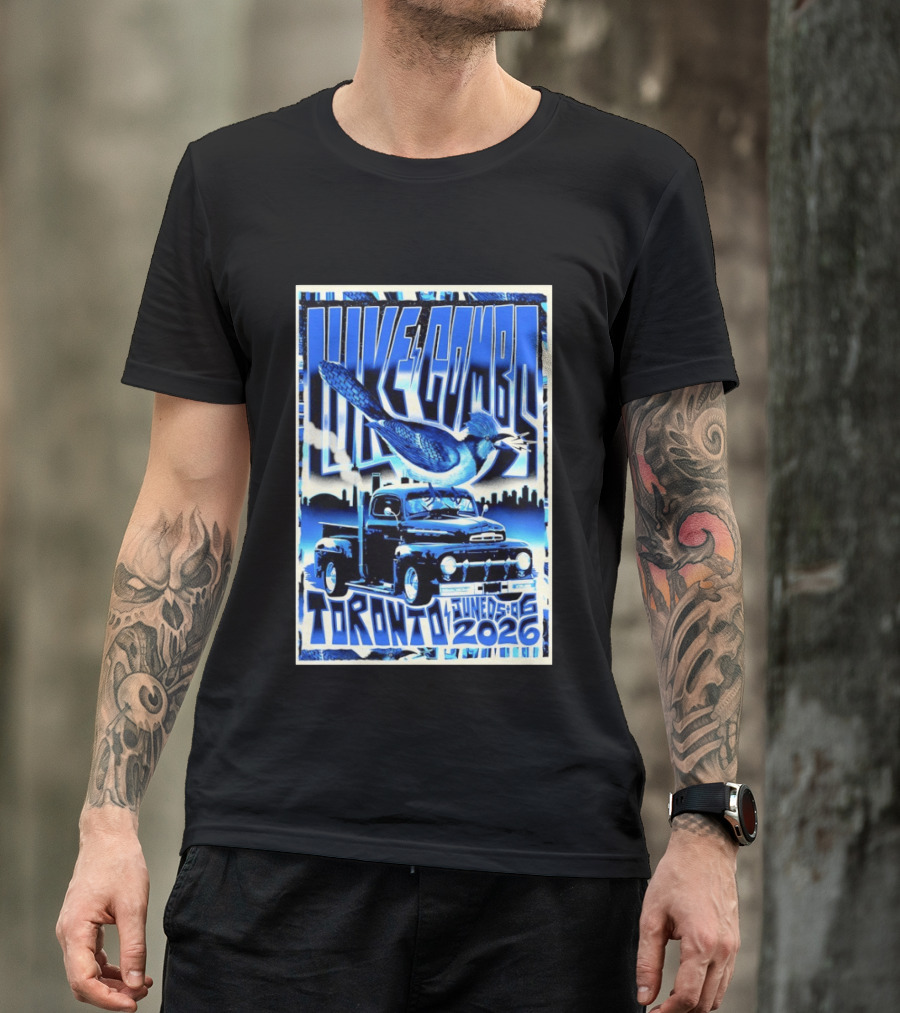 Luke Combs Toronto June 6 2026 Blue Jay Truck Concert Tour T-Shirt