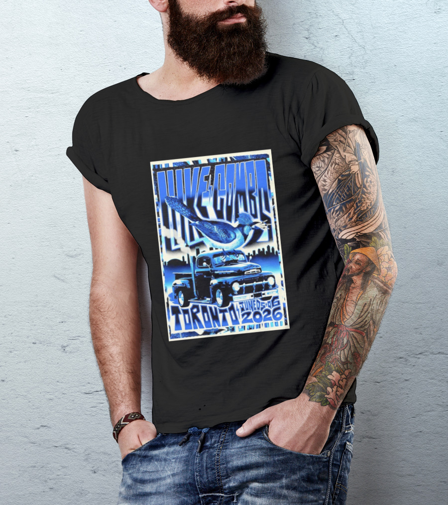 Luke Combs Toronto June 6 2026 Blue Jay Truck Concert Tour T-Shirt