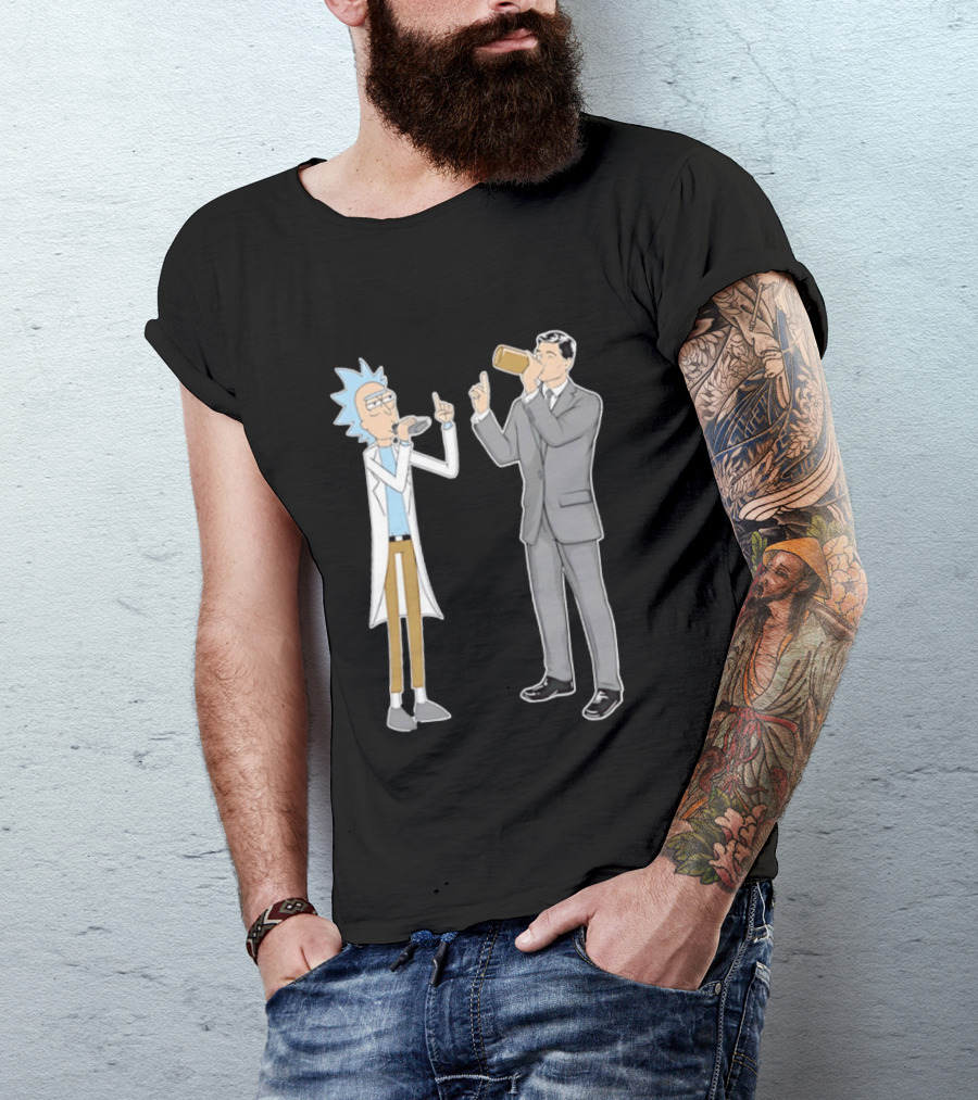 Rick Sanchez And Sterling Archer Drinking T-Shirt