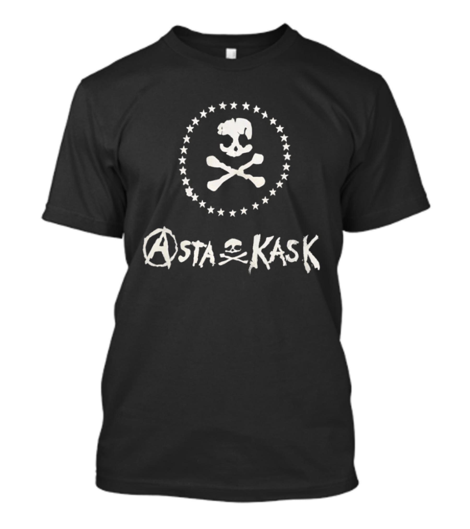 Asta Kask Skull And Crossbones With Stars T-Shirt