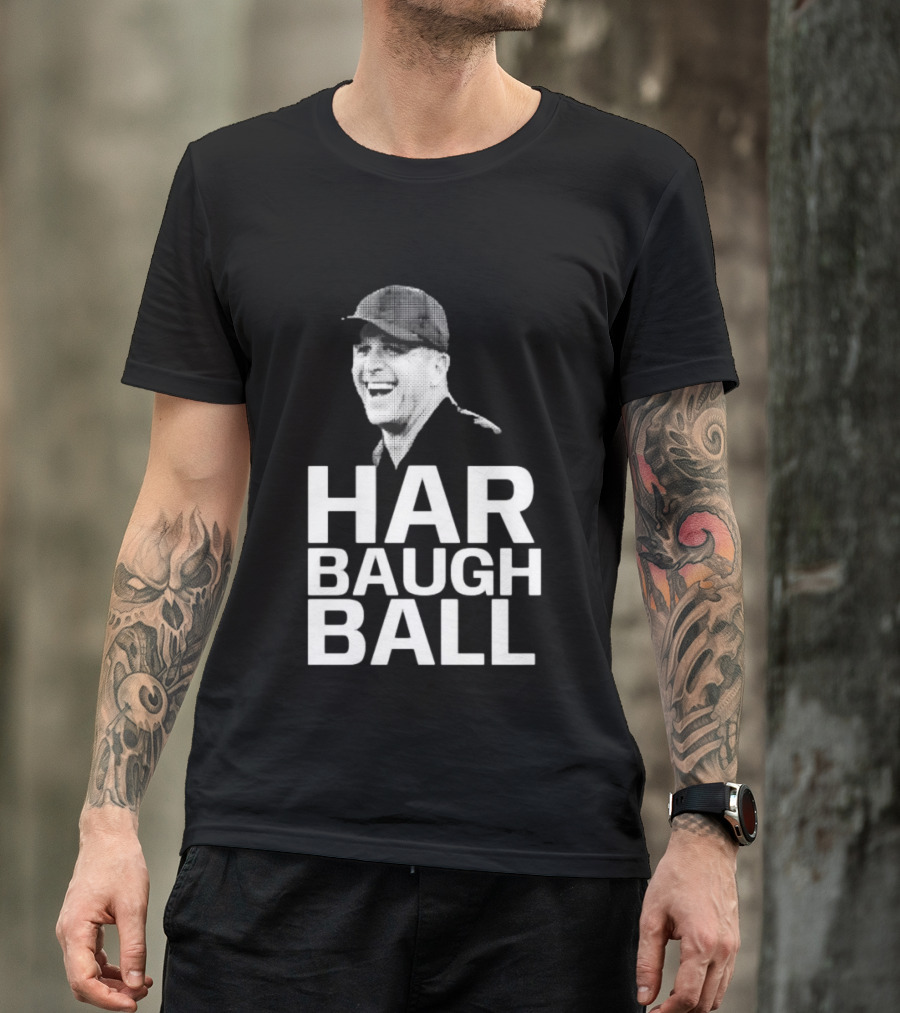 Jim Harbaugh Ball New York Giants Coach T-Shirt