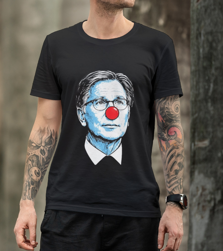 Craig Breslow Clown Portrait Red Nose T-Shirt