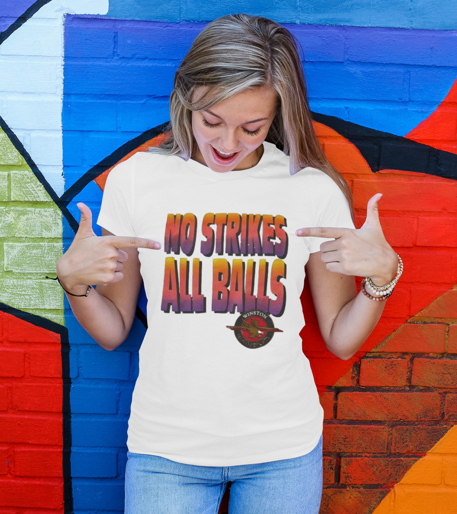 Winston Motorsports No Strikes All Balls T-Shirt
