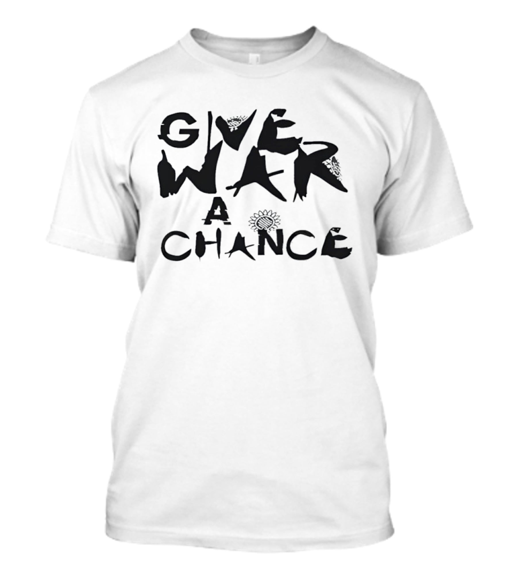 Give War A Chance Sunflower T-Shirt