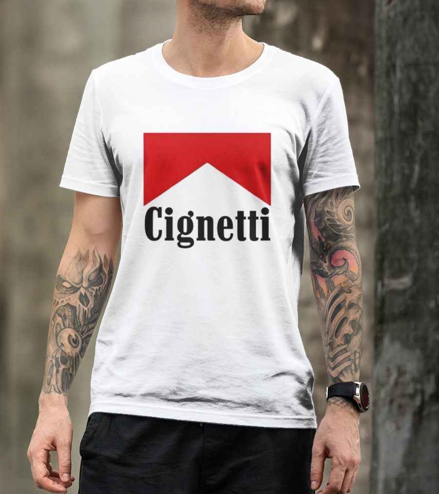 Indiana Hoosiers Curt Cignetti Marlboro Red Chevron T-Shirt