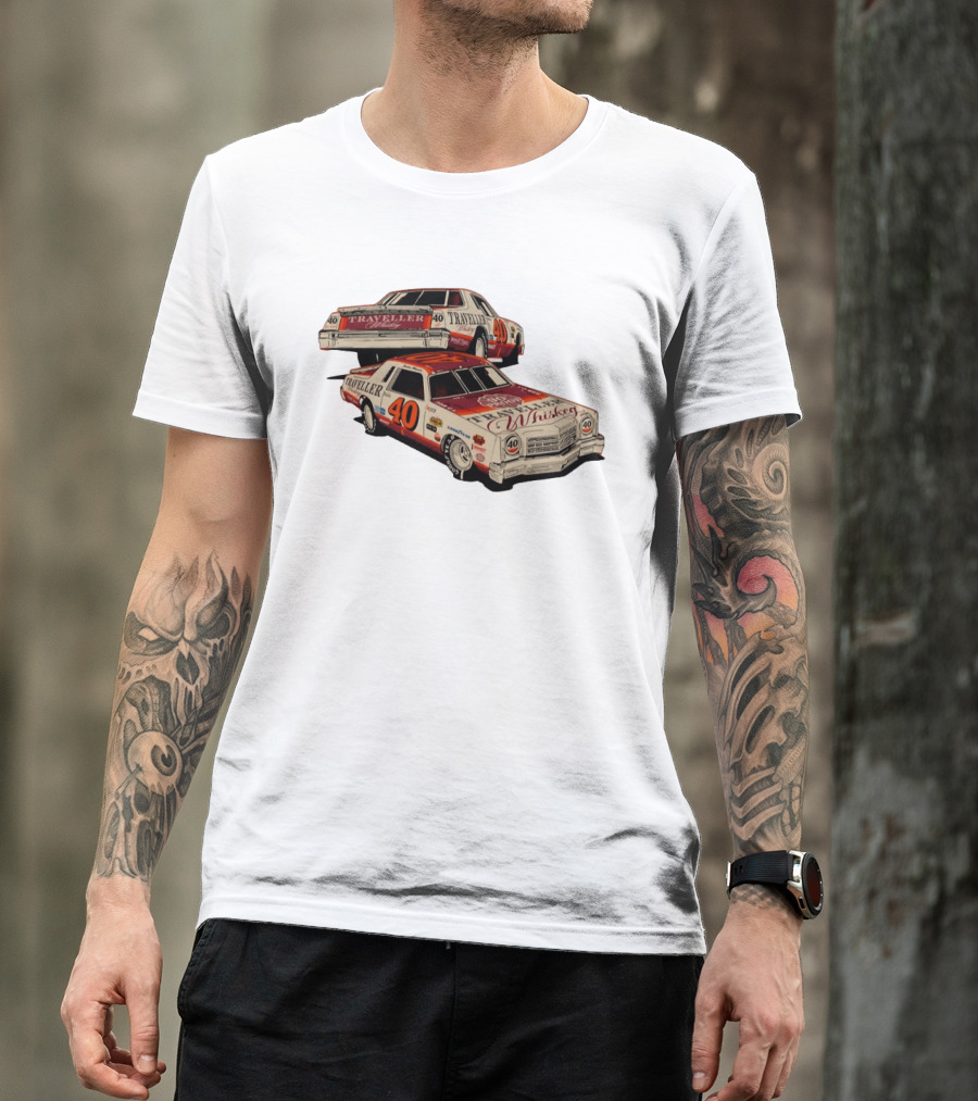 Justin Allgaier No 40 1978 Traveller Whiskey Die Cast Racing Car T-Shirt