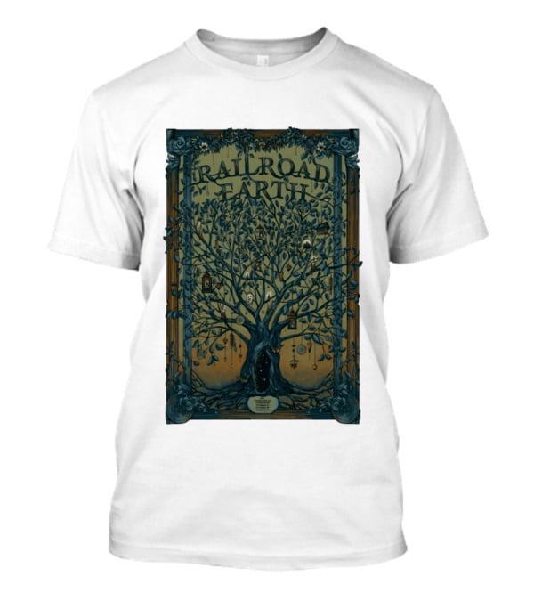 Railroad Earth Northeast Tour Winter 2026 Tree Lanterns And Ornaments T-Shirt
