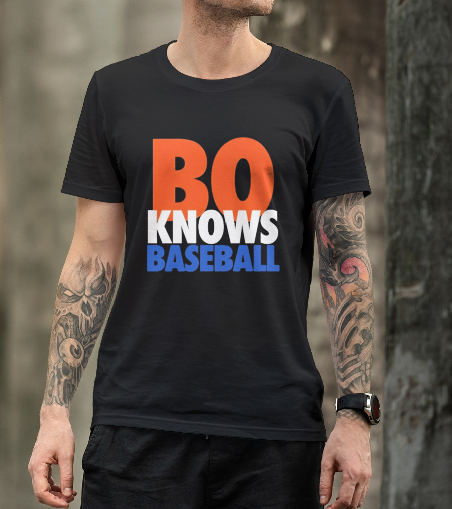 Bo Knows Baseball Retro Sports T-Shirt