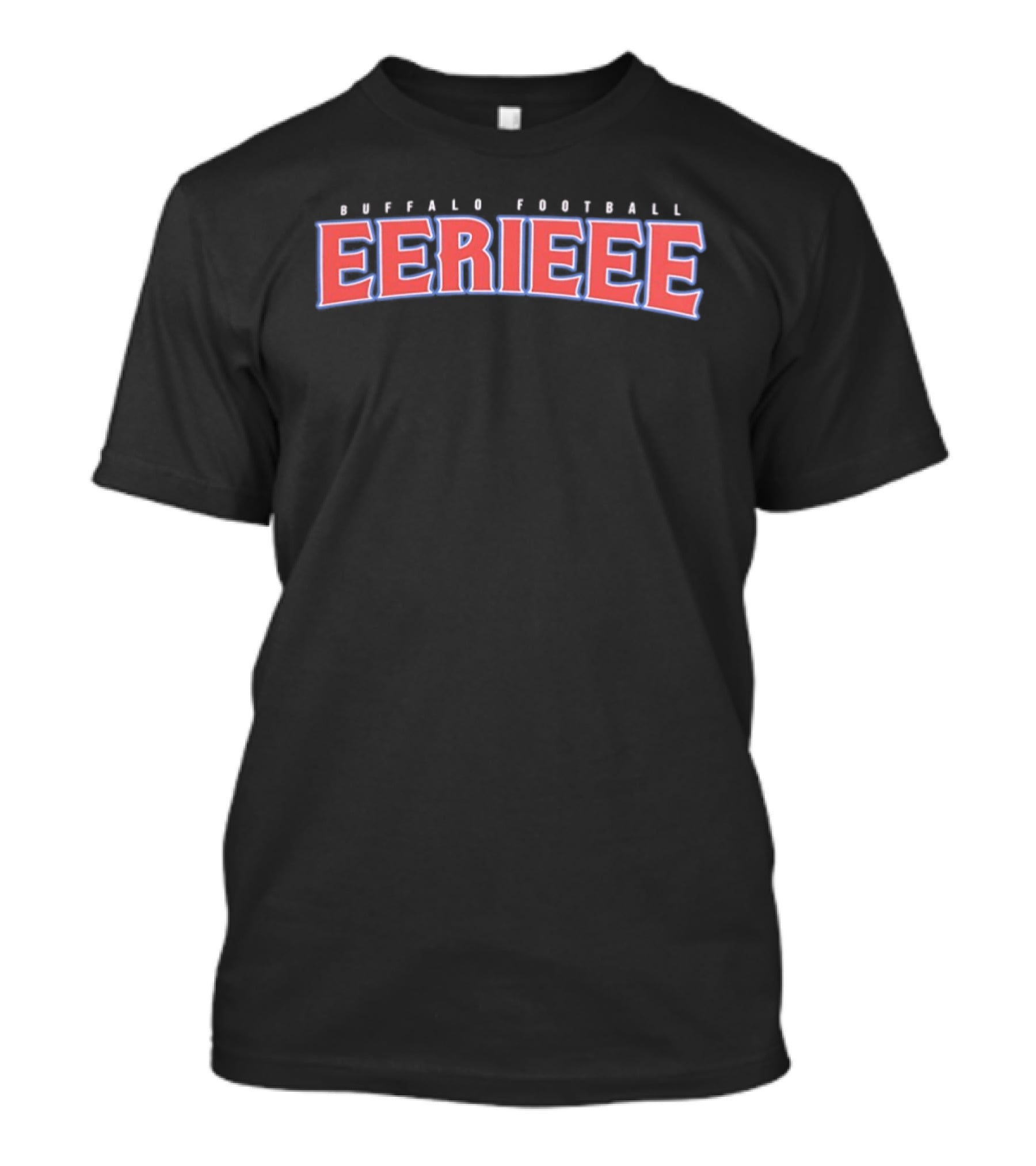 Buffalo Football Eerieee Bold Red T-Shirt