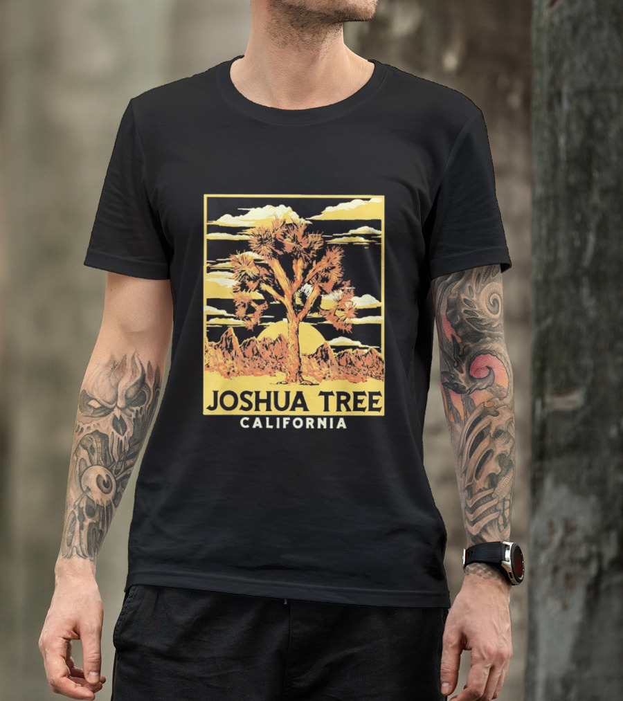 Joshua Tree California Desert Sunset Scenery T-Shirt