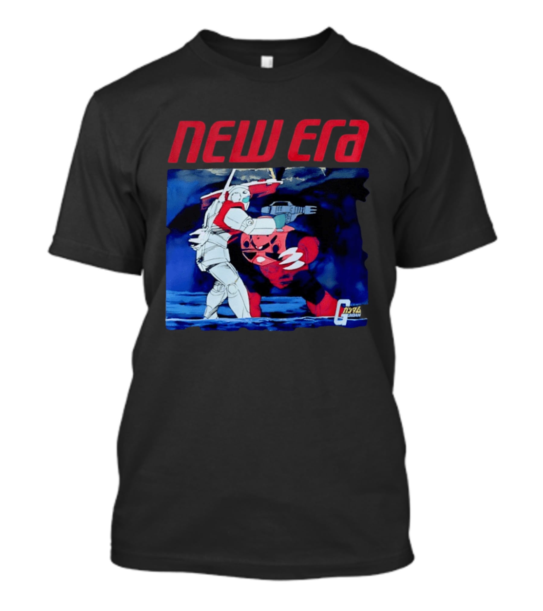 New Era Gundam 1979 Anime Battle Scene T-Shirt