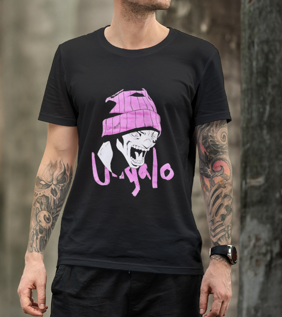 Ungalo JoJo's Bizarre Adventure Stone Ocean Pink Hat Manga T-Shirt