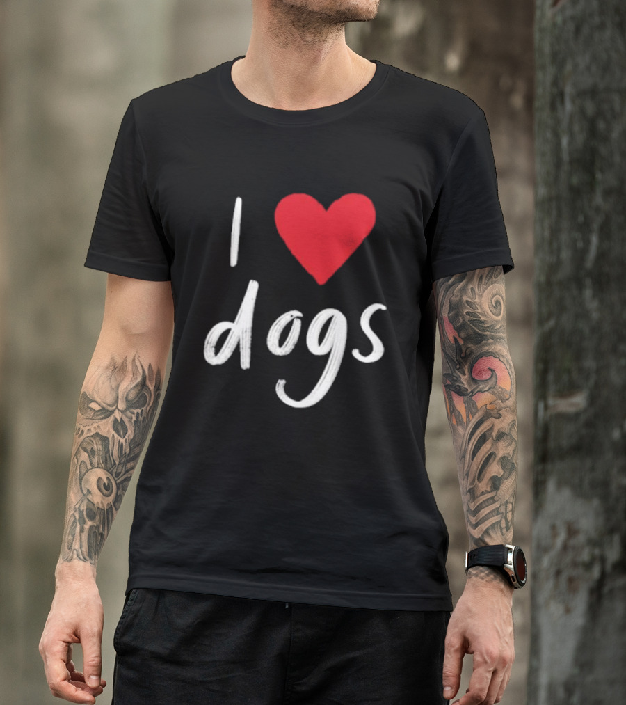 We Rate Dogs I Heart Dogs Love Canine T-Shirt